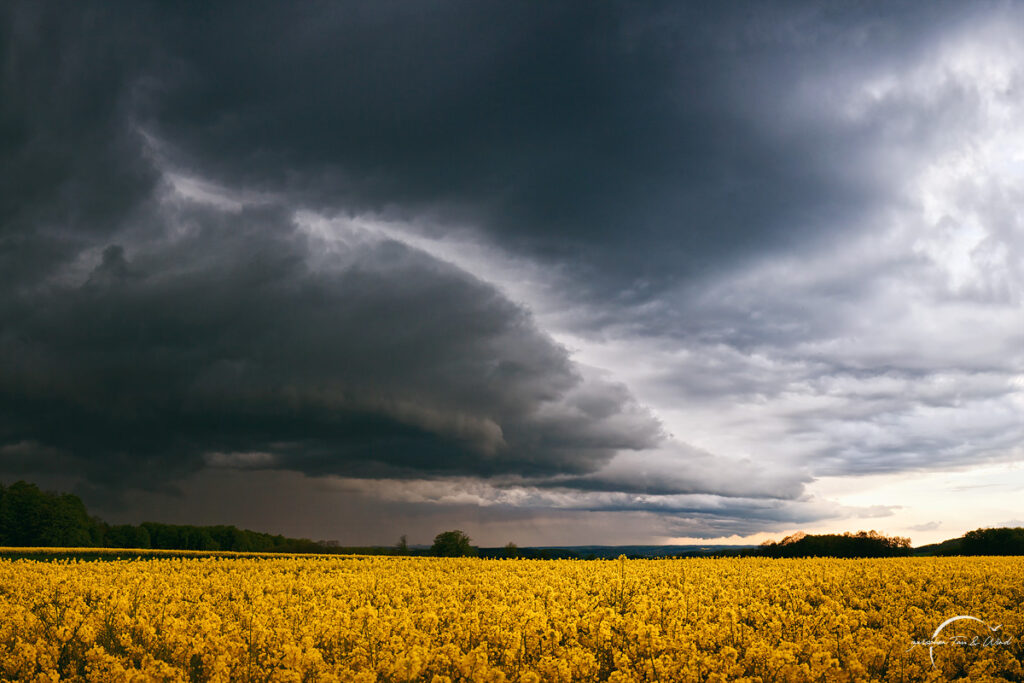 Drohendes Unwetter Sternwarte Melle